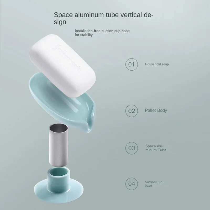 Drain Soap Holder Leaf Shape S - Eco Sponge ulasan dan harga