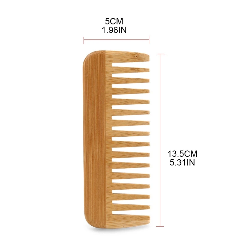 Natural Bamboo Wide Toothed Co - Bamboo Toothbrush ulasan dan harga