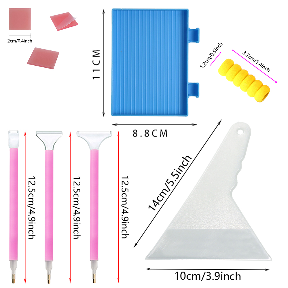 Diamond Painting Tools Kit wit - Beeswax Wrap ulasan dan harga