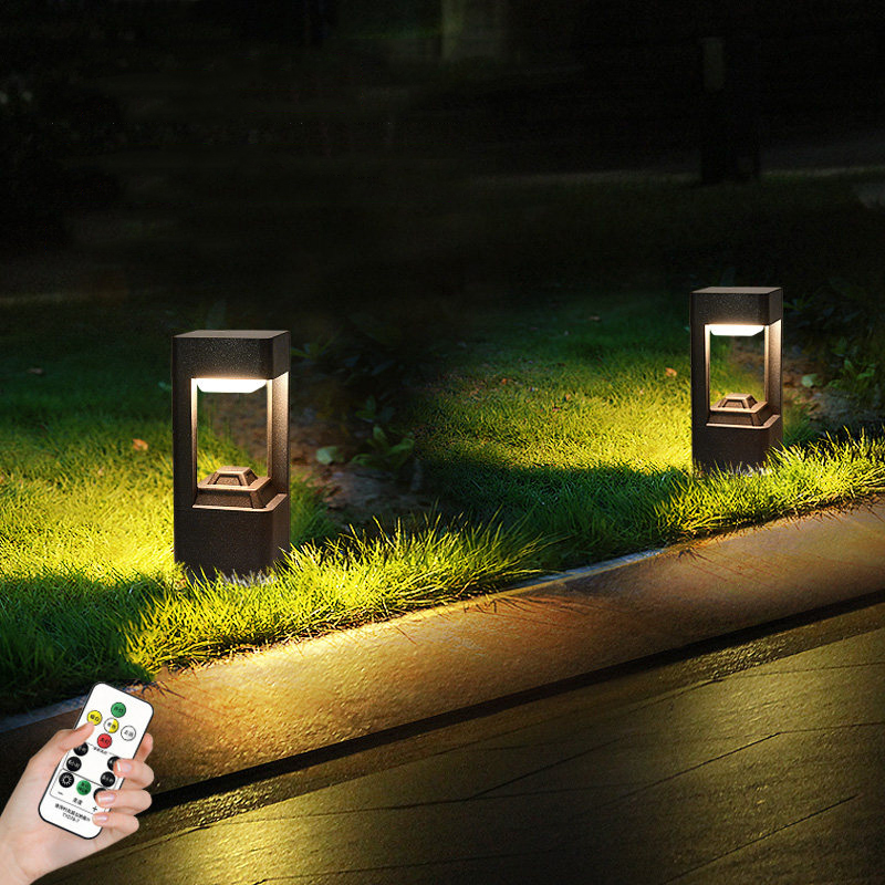 Luminous floor lamp courtyard  - Solar Garden Light ulasan dan harga