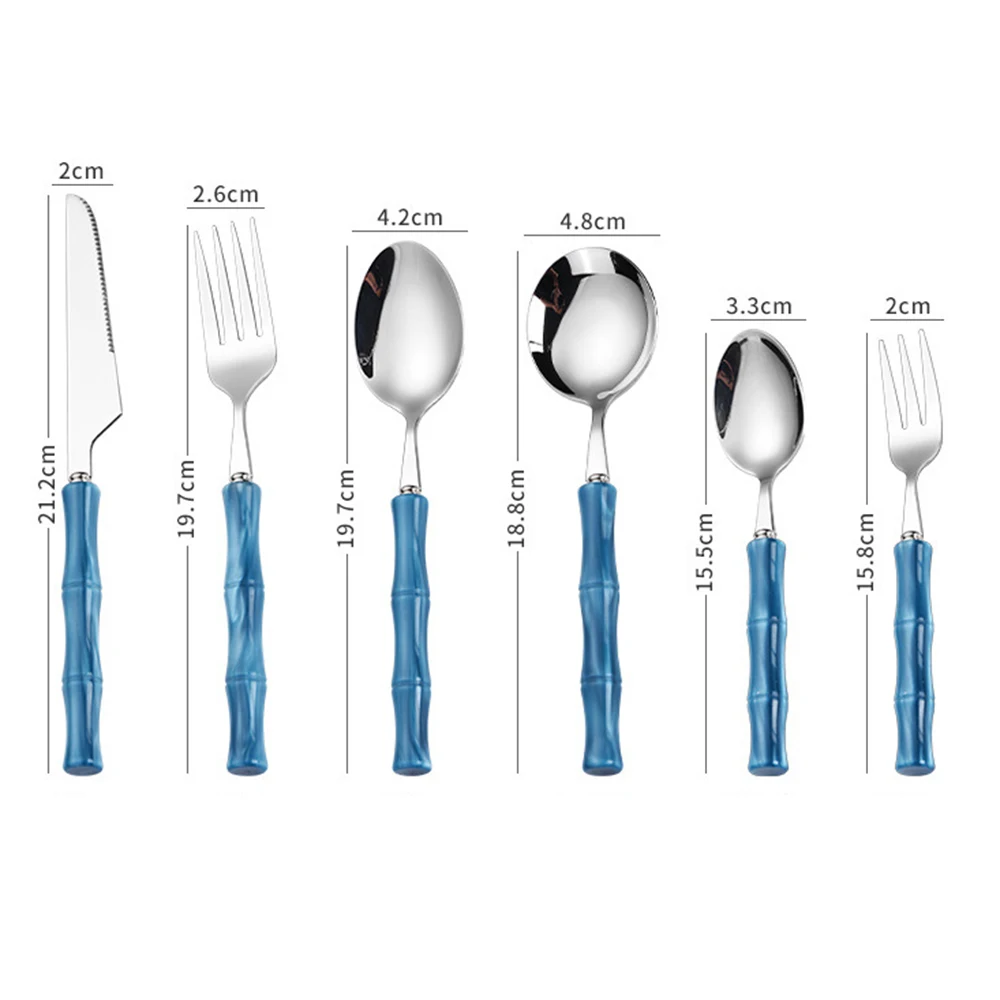 Imitation Bamboo Handle Flatwa - Bamboo Cutlery ulasan dan harga