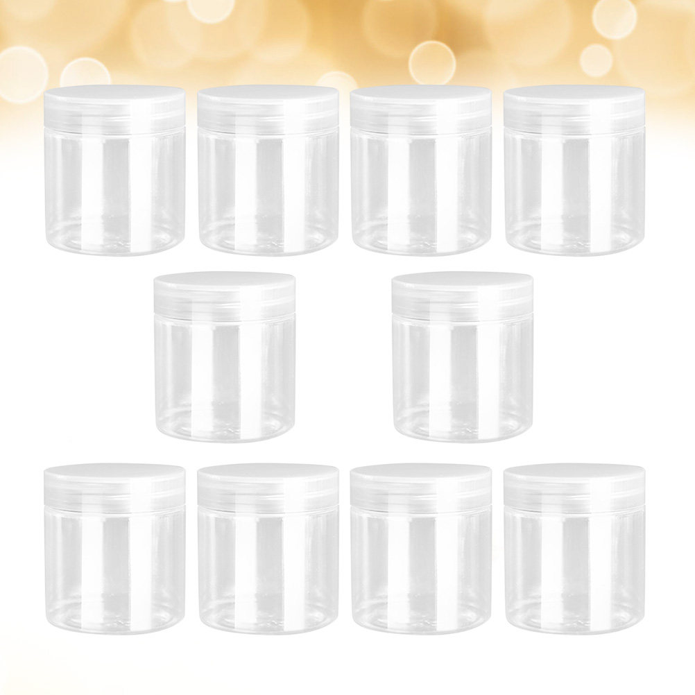 10Pcs 100Ml Transparent Round  - Reusable Bottle ulasan dan harga