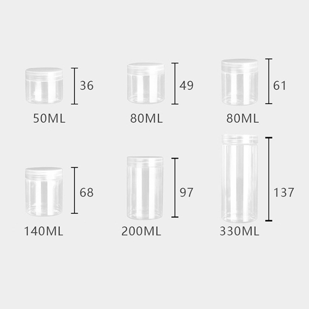 10Pcs 100Ml Transparent Round  - Reusable Bottle ulasan dan harga
