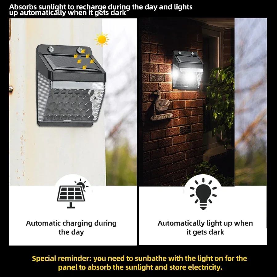 LED Solar Light PIR Motion Sen - Solar Garden Light ulasan dan harga