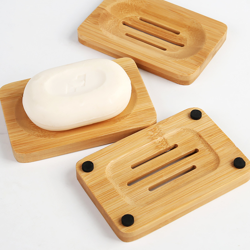 1 Pc Bamboo Wooden Soap Dish,  - Bamboo Cutlery ulasan dan harga