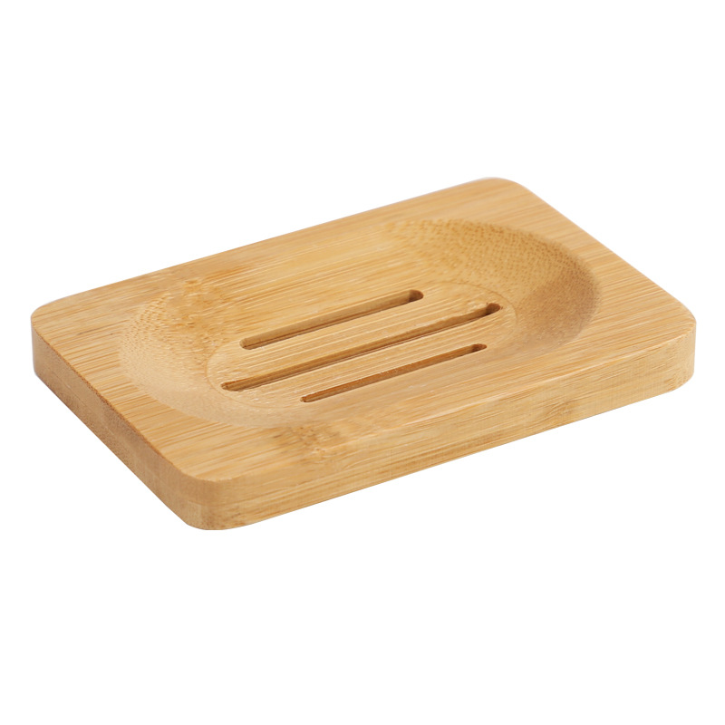 1 Pc Bamboo Wooden Soap Dish,  - Bamboo Cutlery ulasan dan harga