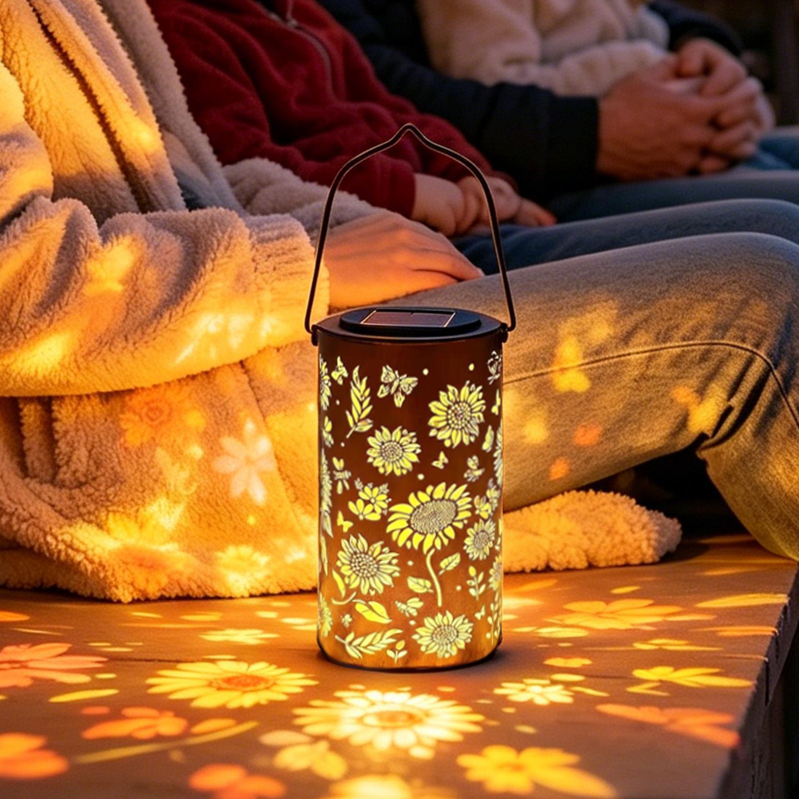 Sunflower Solar Lantern Weathe - Solar Garden Light ulasan dan harga