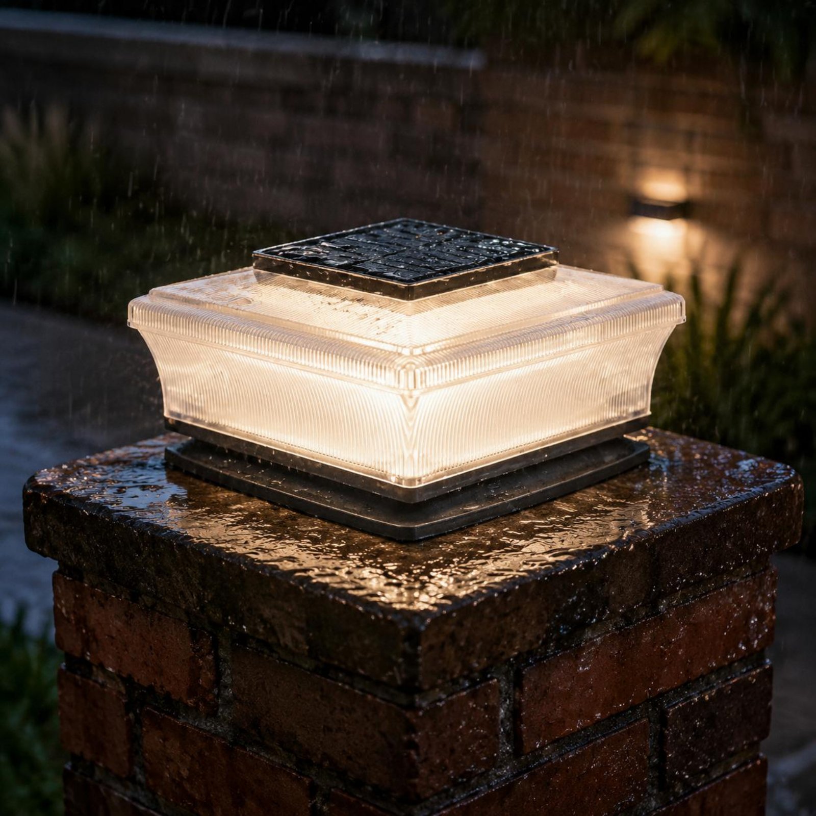 Solar Post Cap Light Wireless  - Solar Garden Light ulasan dan harga
