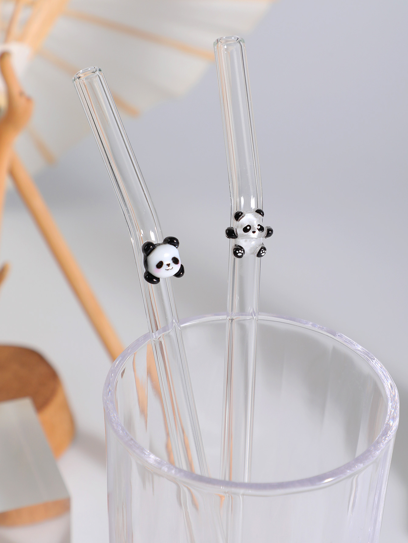4/7PCS Panda Design Reusable B - Reusable Straw ulasan dan harga
