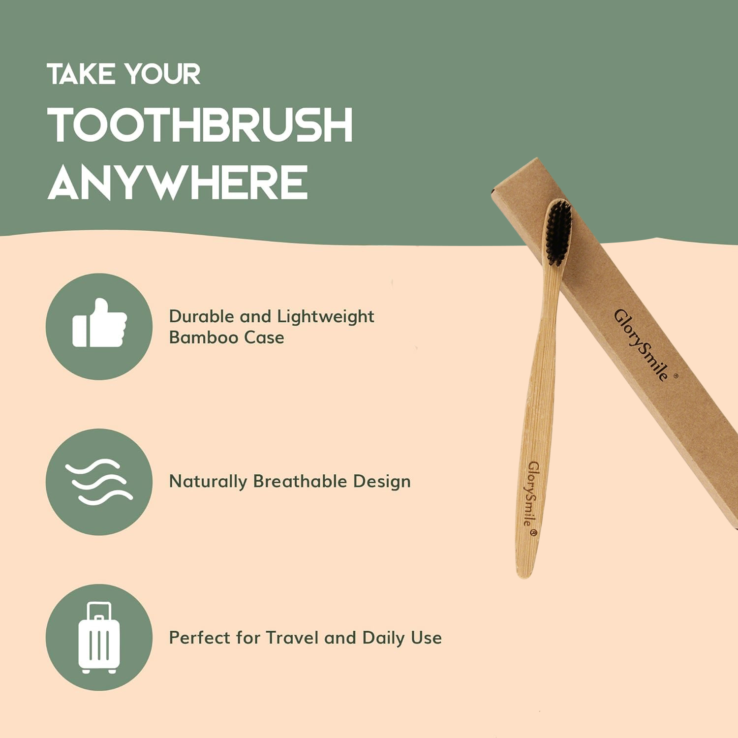 1/4 Pcs Bamboo Toothbrushes -  - Bamboo Toothbrush ulasan dan harga
