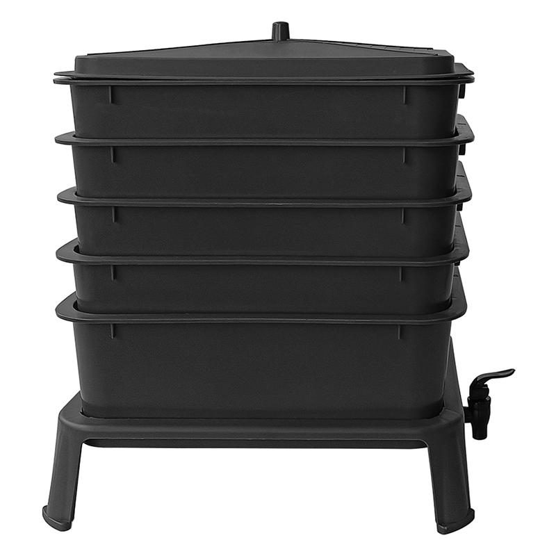 Heavy Duty 50L 5-Tray Worm Far - Compost Bin ulasan dan harga
