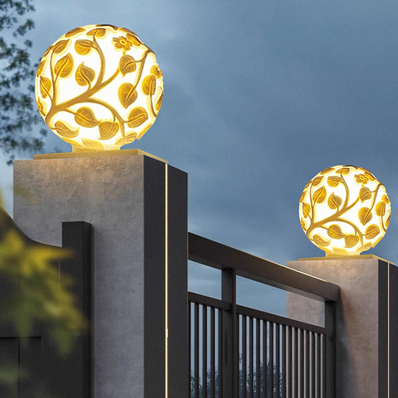Outdoor column lights solar LE - Solar Garden Light ulasan dan harga
