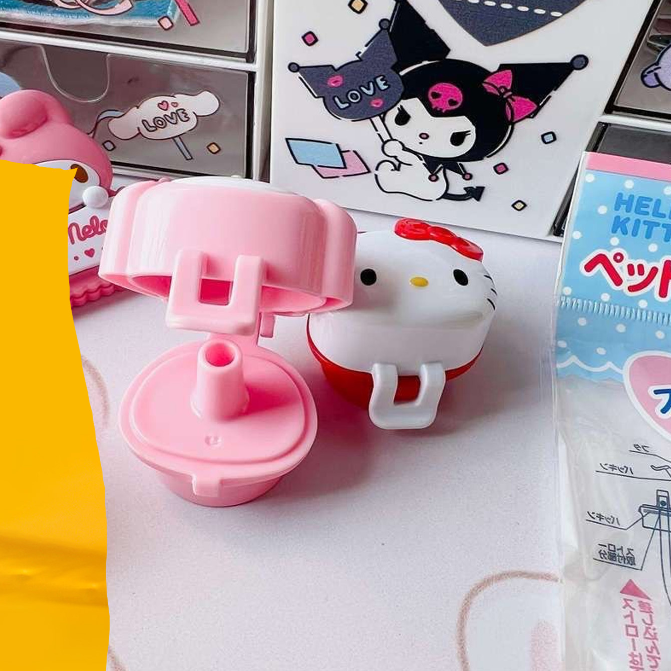 Hello Kitty & My Melody Reusab - Reusable Straw ulasan dan harga