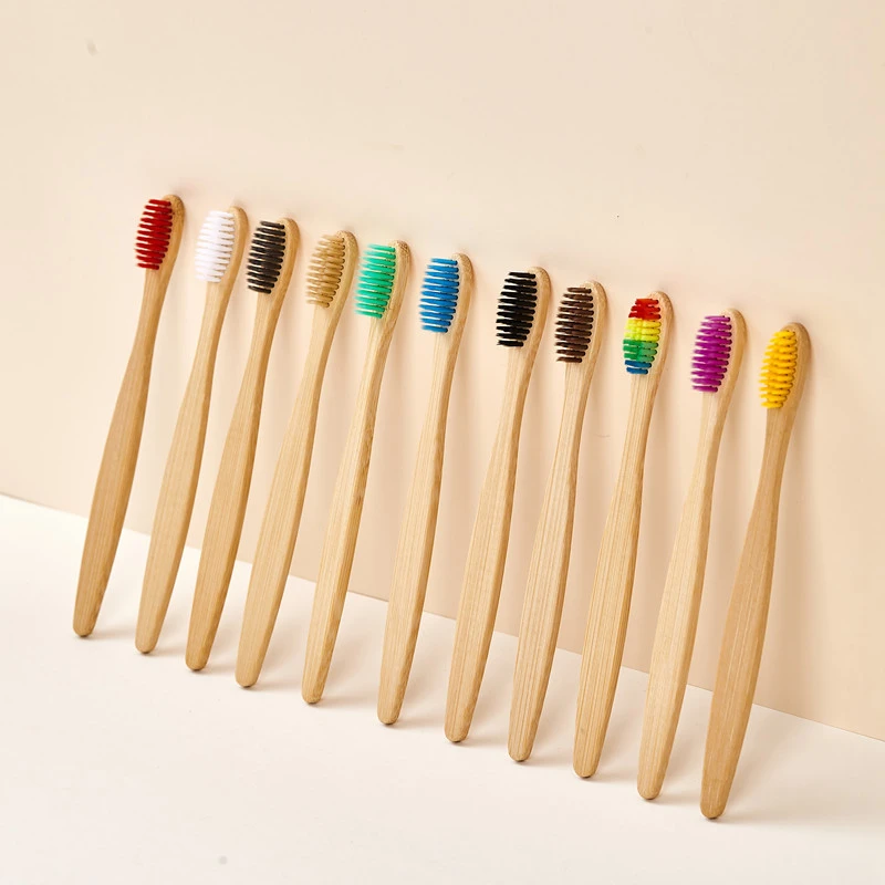 5/10/20/30Pcs Colorful Bamboo  - Bamboo Toothbrush ulasan dan harga