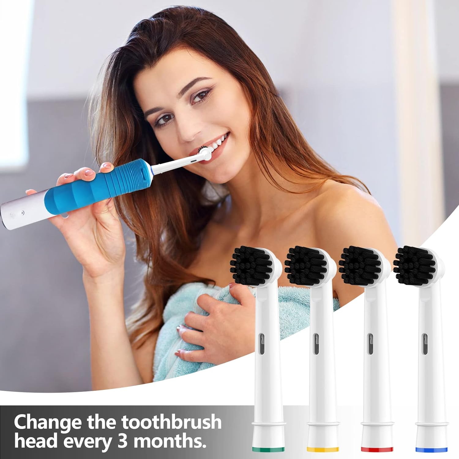 Replacement Toothbrush Heads F - Bamboo Toothbrush ulasan dan harga