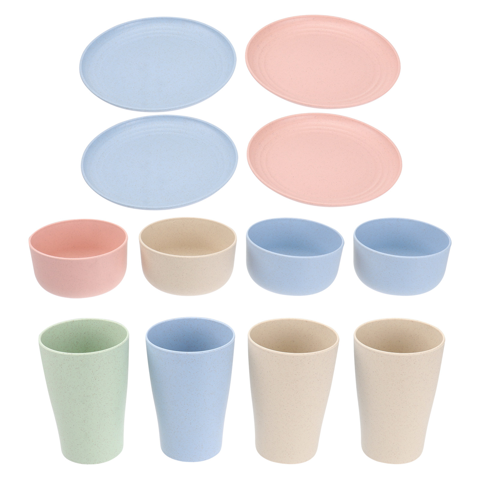4Sets Premium Wheat Straw Tabl - Reusable Straw ulasan dan harga