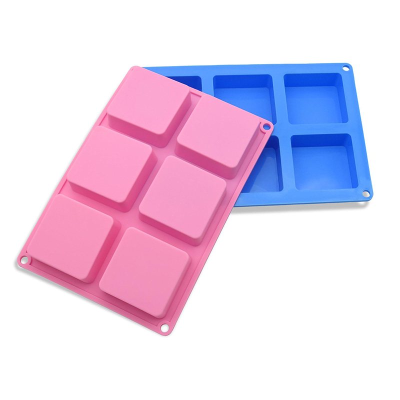 Square Soap Molds 6-Cavity Non - Eco Soap ulasan dan harga