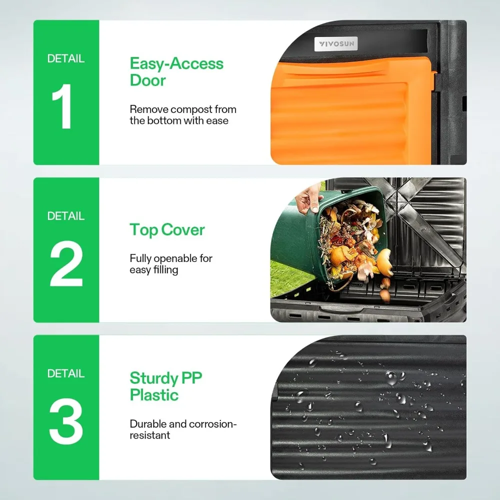 Gallon Outdoor Composting Bin  - Compost Bin ulasan dan harga