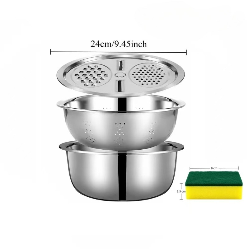 4pcs Sponge Stainless Steel Sl - Eco Sponge ulasan dan harga