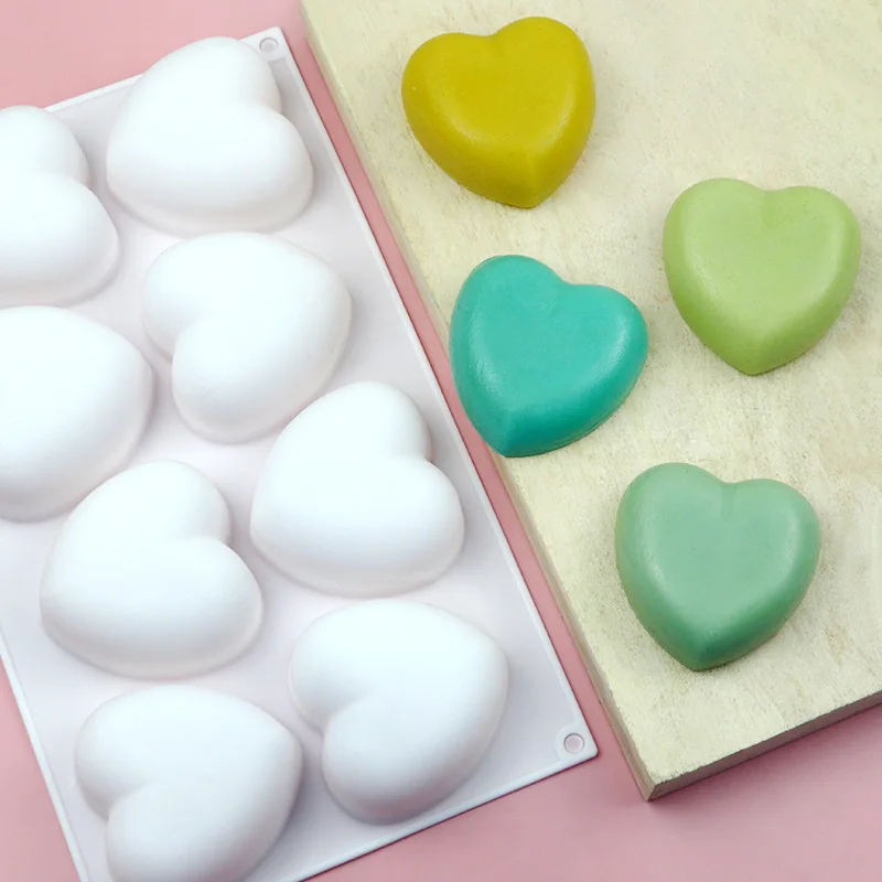 Love Heart Silicone Soap Mold  - Eco Soap ulasan dan harga