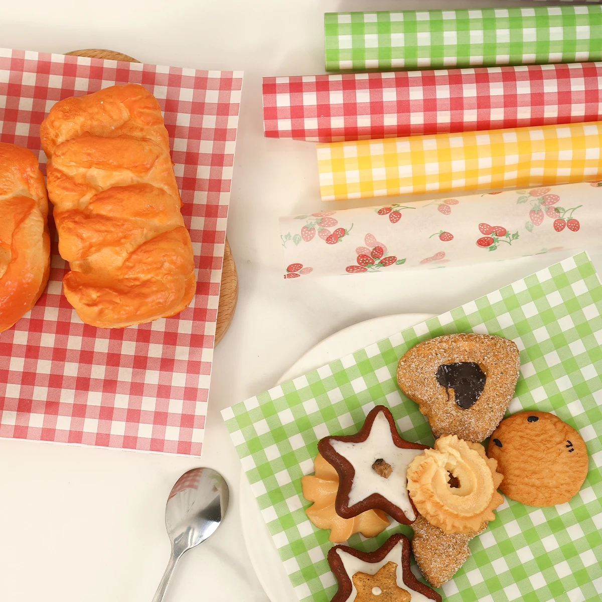50Pcs Oilproof Wrapping Paper  - Beeswax Wrap ulasan dan harga