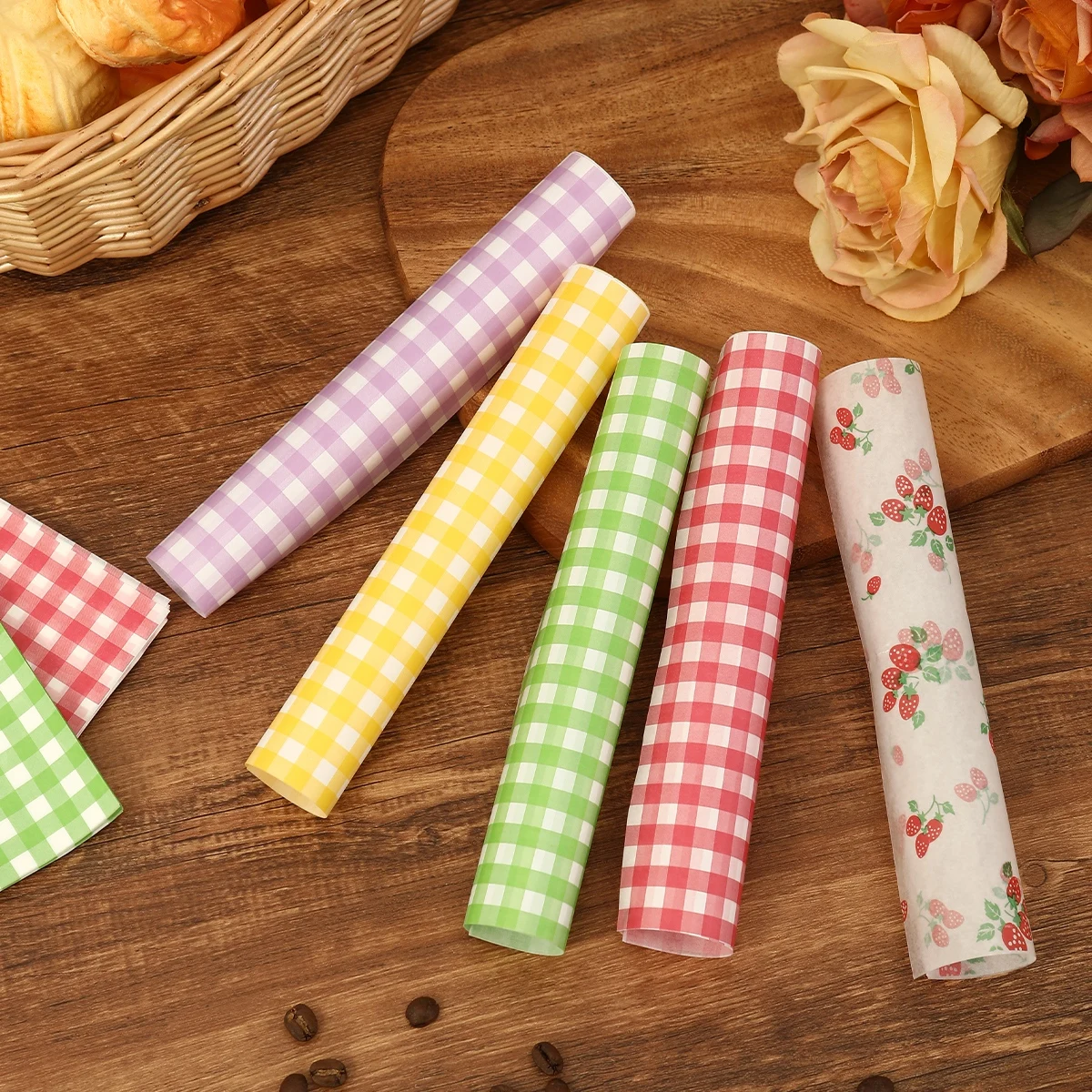 50Pcs Oilproof Wrapping Paper  - Beeswax Wrap ulasan dan harga