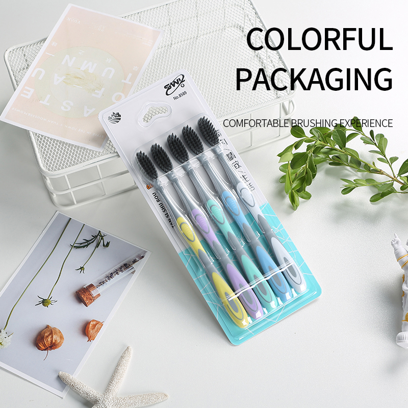 5/10pcs manual toothbrush with - Bamboo Toothbrush ulasan dan harga