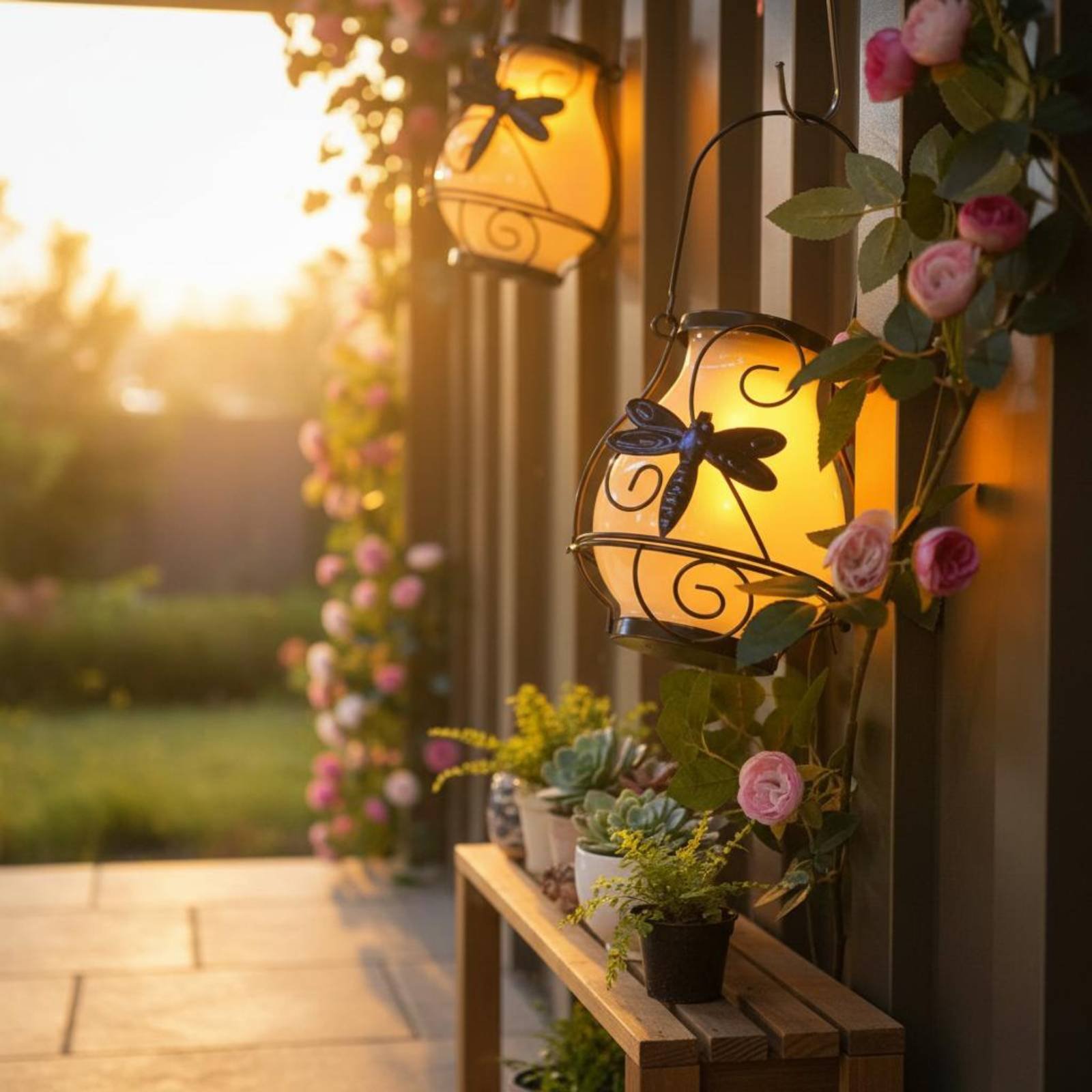 Solar Butterfly Lantern Waterp - Solar Garden Light ulasan dan harga