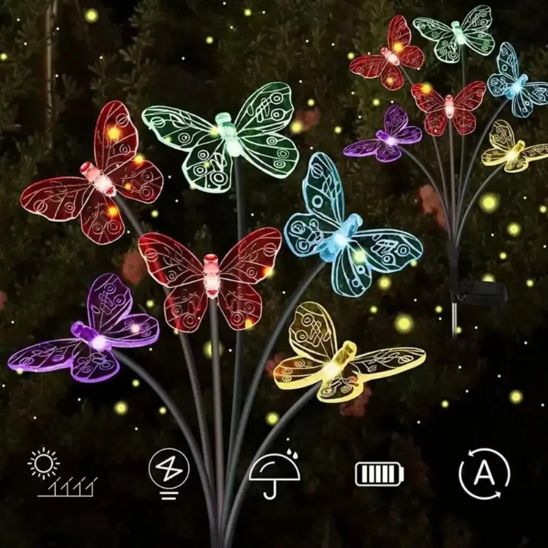 Solar Powered Butterfly Lights - Solar Garden Light ulasan dan harga