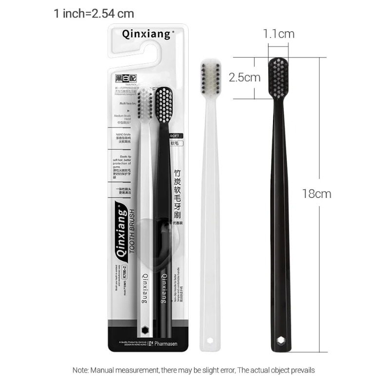 2-10PC Eco-Friendly Bamboo Cha - Bamboo Toothbrush ulasan dan harga