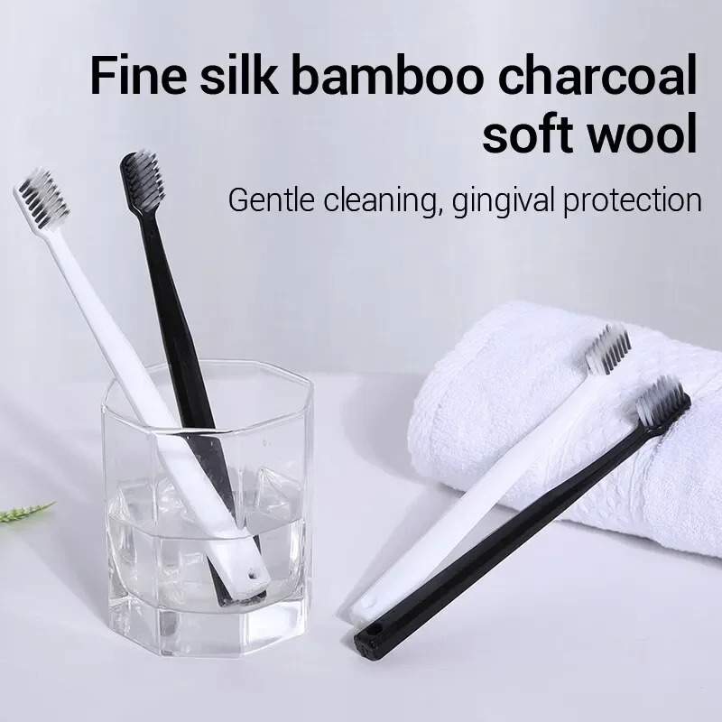 2-10PC Eco-Friendly Bamboo Cha - Bamboo Toothbrush ulasan dan harga