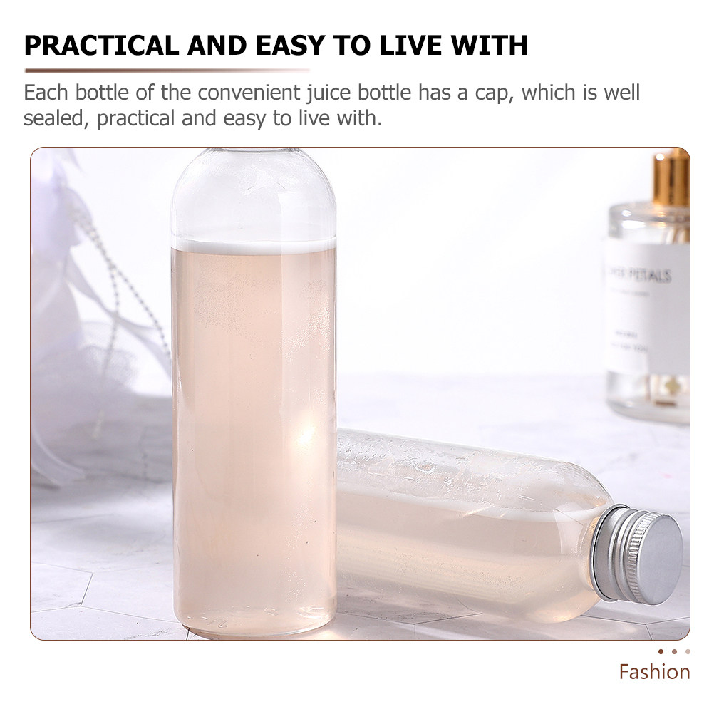 8Pcs Aluminum Cap Juice Bottle - Reusable Bottle ulasan dan harga