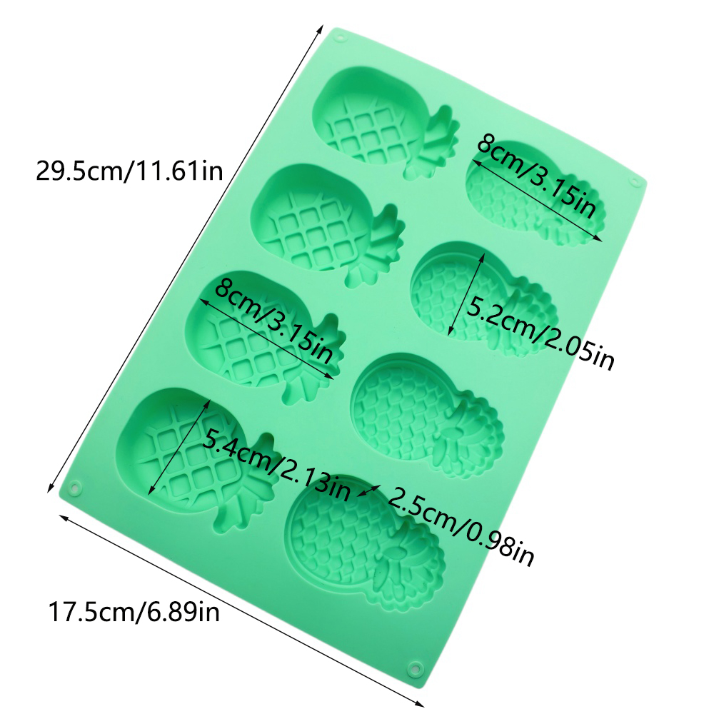 Pineapple Shape Silicone Cake  - Eco Soap ulasan dan harga
