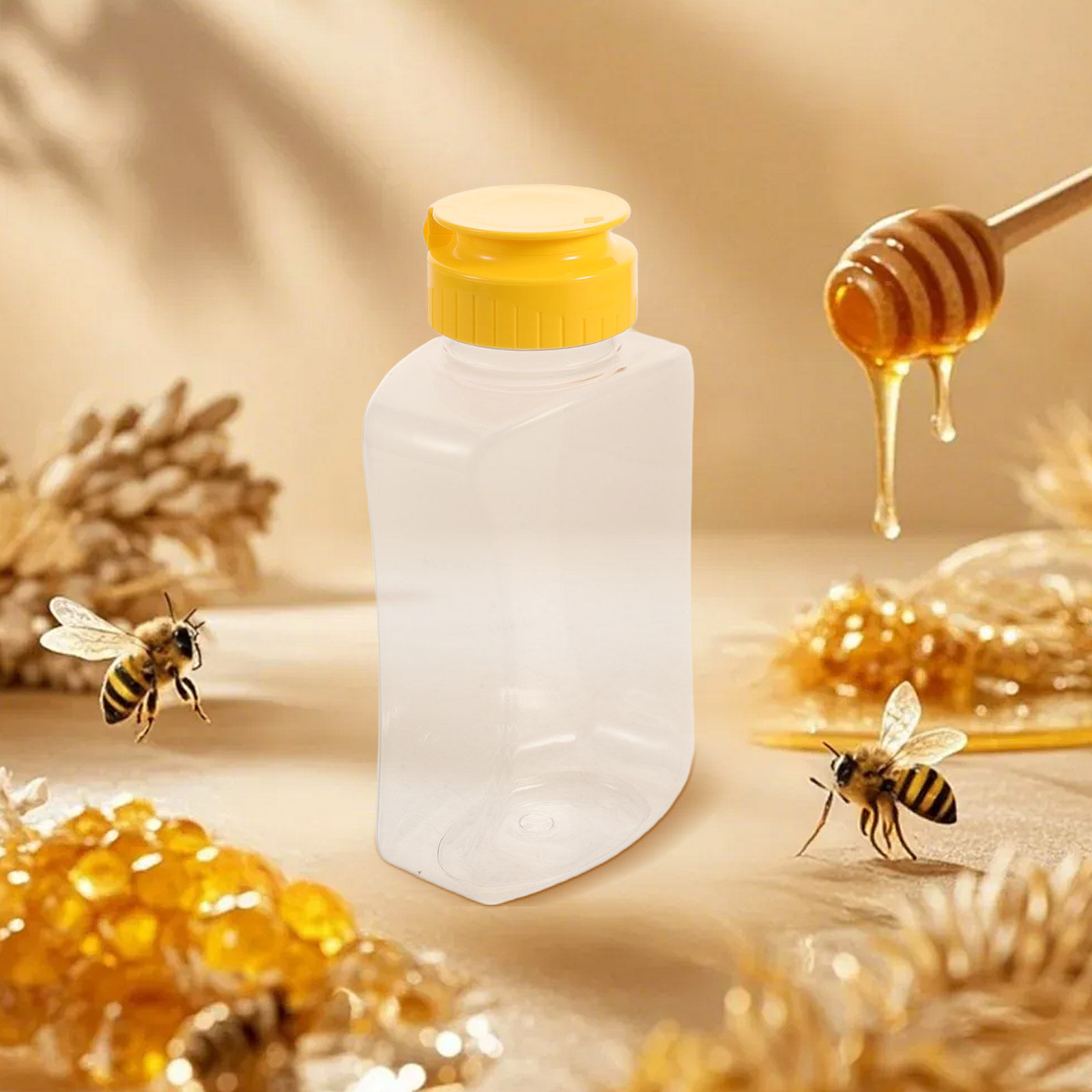 4Pcs Honey Squeeze Bottles Pla - Reusable Bottle ulasan dan harga