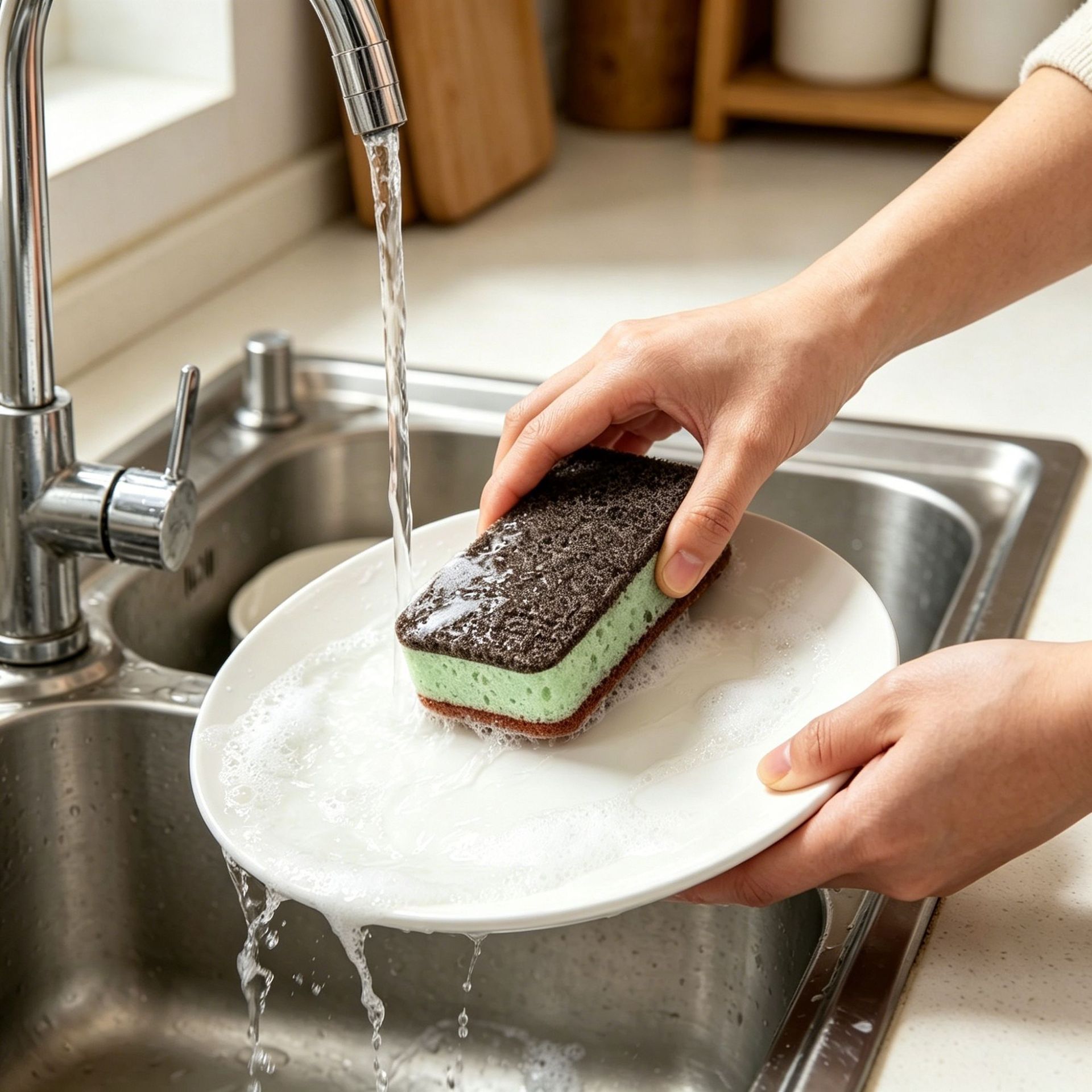 Thickened Double-Sided Kitchen - Eco Sponge ulasan dan harga