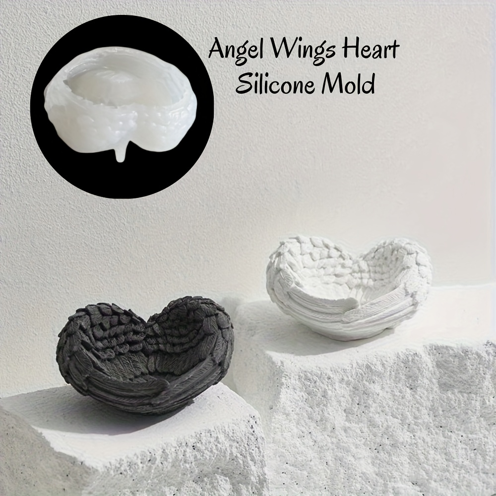 1pc Angel Wing Heart Silicone  - Beeswax Wrap ulasan dan harga