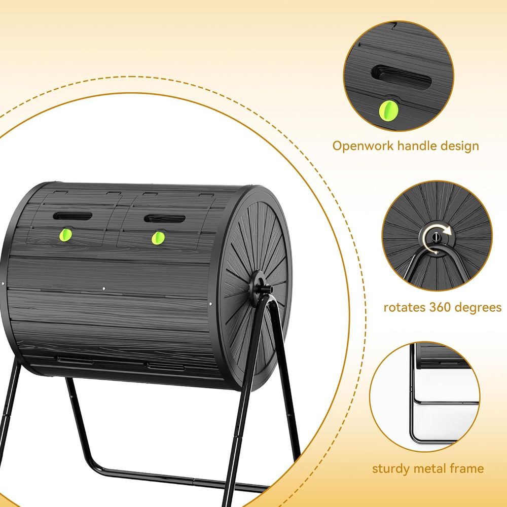 Outdoor 37.5 Gallon All-Season - Compost Bin ulasan dan harga